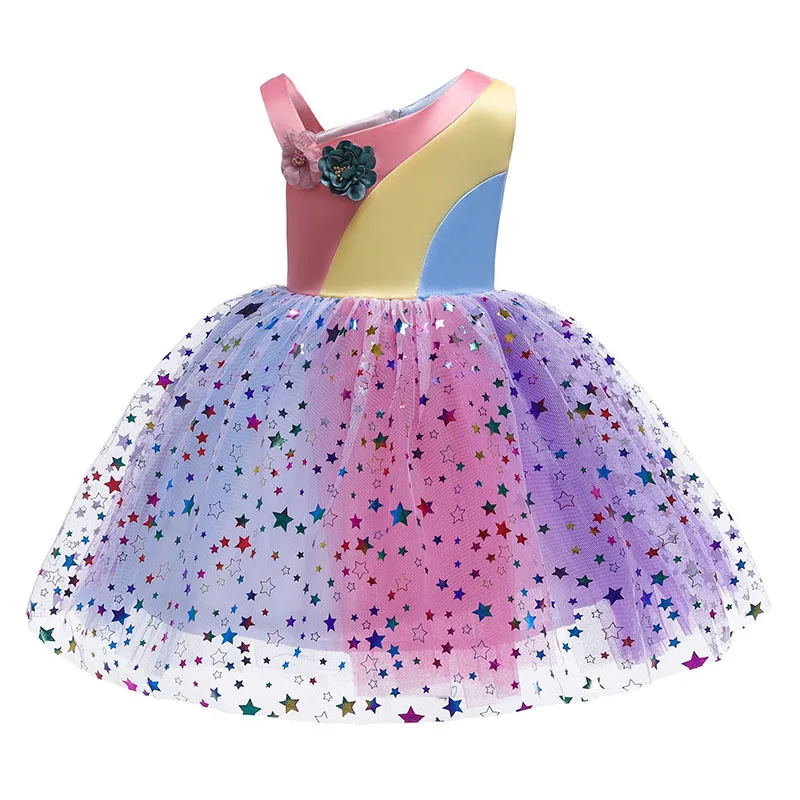 Girls Dress Children Baby Rainbow Mesh Skirt Girls Princess Dress Luxury Dress Mesh Cotton Girls Clothes
Girls Dress Children Baby Rainbow Mesh Skirt Girls Princess Dress Luxury Dress Mesh Cotton Girls Clothes
