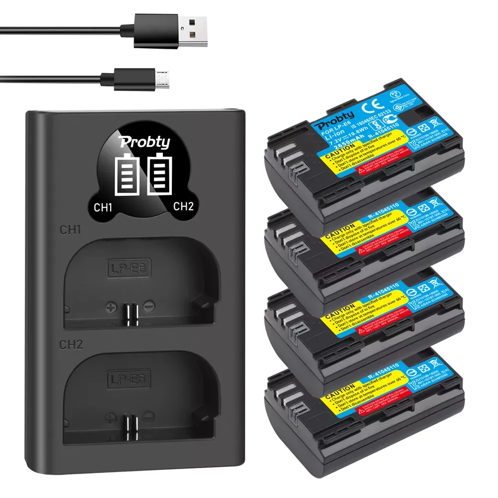 NEW2023 FOR canon LP E6 LP-E6 LP E6N Battery 2650mAh For Canon 5D Mark II III IV, 80D, 70D, 60D, 6D, EOS 5Ds, 5D2, 5D3, 5DSR, 5D 
NEW2023 FOR canon LP E6 LP-E6 LP E6N Battery 2650mAh For Canon 5D Mark II III IV, 80D, 70D, 60D, 6D, EOS 5Ds, 5D2, 5D3, 5DSR, 5D