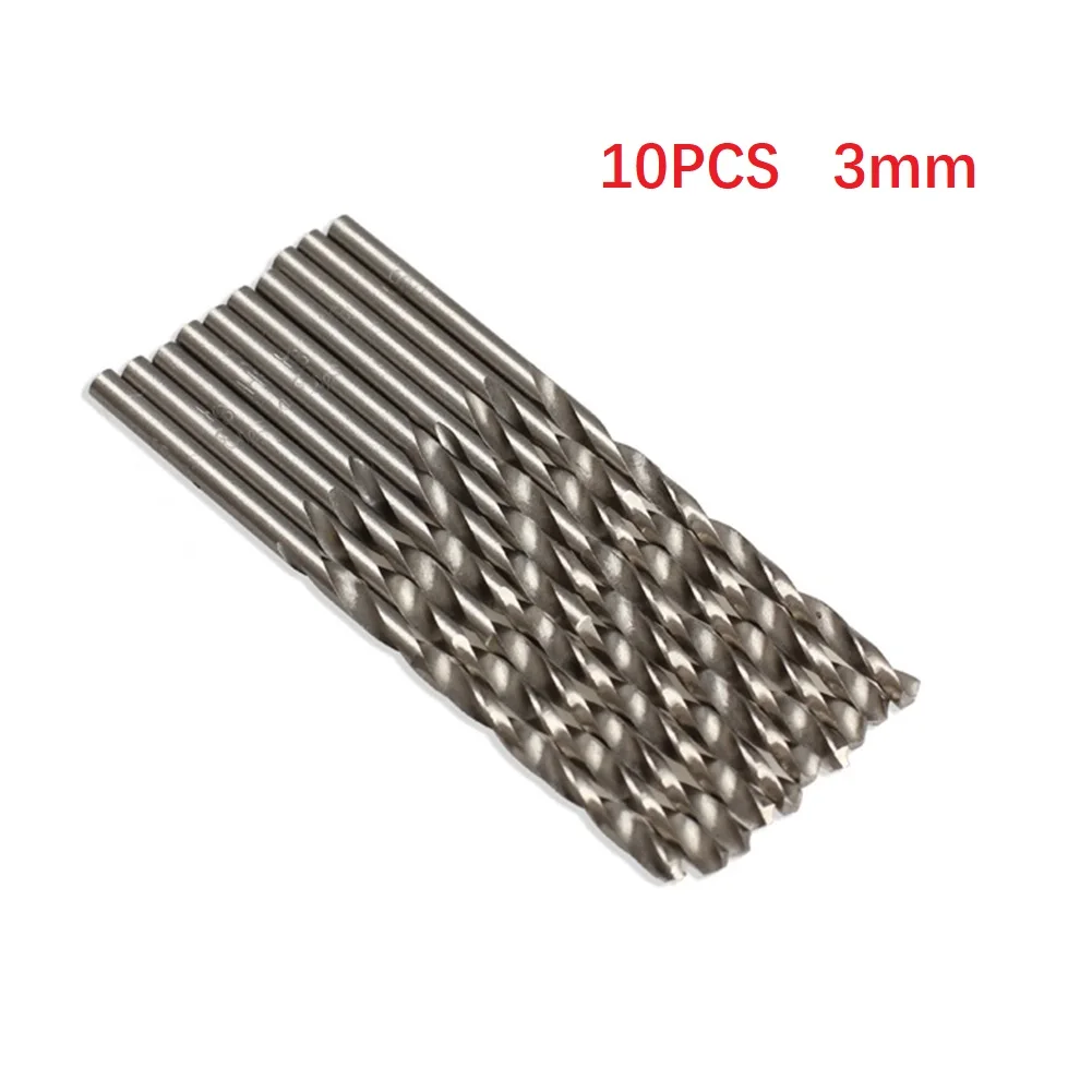 10pcs Drill Bit 3mm High Speed Steel Micro Drilling Auger Bit For Wood And Metal Electrical Drill Tool Accessory Hand Tools
10pcs Drill Bit 3mm High Speed Steel Micro Drilling Auger Bit For Wood And Metal Electrical Drill Tool Accessory Hand Tools