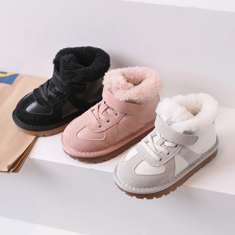 Winter Children Fashion Cotton Shoes Korean Baby Boys Sneakers Girls Snow Boots Warm Plush Non Slip Kids Casual Sports Shoes
Winter Children Fashion Cotton Shoes Korean Baby Boys Sneakers Girls Snow Boots Warm Plush Non Slip Kids Casual Sports Shoes