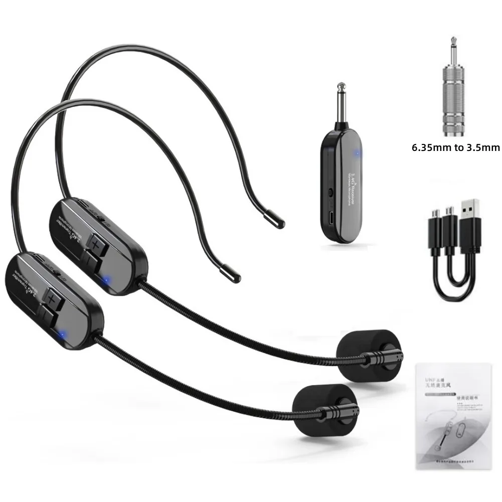 0 2.4G Wireless Microphone Headset Mic 50M Range For Speaker Voice Teaching Yoga Anti-Jamming Web Podcast Live Equipment
0 2.4G Wireless Microphone Headset Mic 50M Range For Speaker Voice Teaching Yoga Anti-Jamming Web Podcast Live Equipment