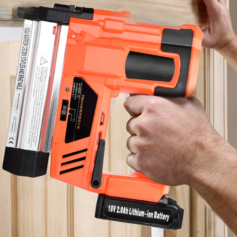 New Professional Electric Nail Gun Cordless multi-purpose trimming nail gun lithium battery 110-240V 
New Professional Electric Nail Gun Cordless multi-purpose trimming nail gun lithium battery 110-240V