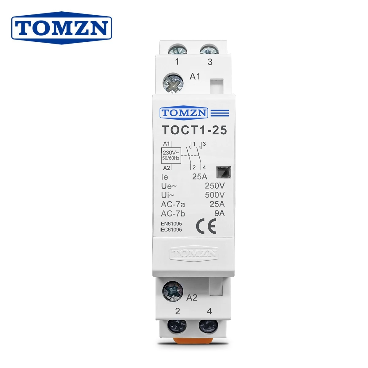 Контактор TOMZN TOCT1 25А 230В
Контактор TOMZN TOCT1 25А 230В