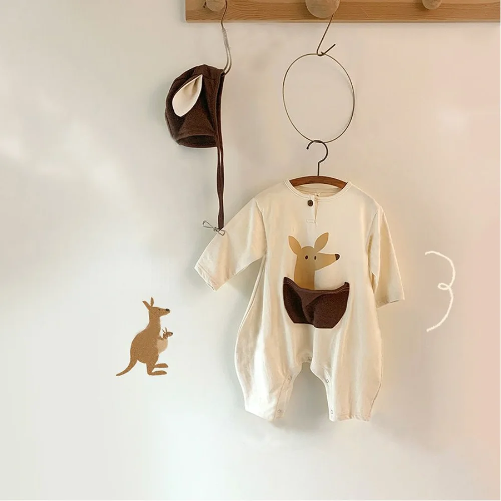 Baby Jumpsuit Autumn And Winter Newborn Baby Boy Baby Girl Jumpsuit Cute Cartoon Kangaroo Print Jumpsuit Set Baby Gift 
Baby Jumpsuit Autumn And Winter Newborn Baby Boy Baby Girl Jumpsuit Cute Cartoon Kangaroo Print Jumpsuit Set Baby Gift