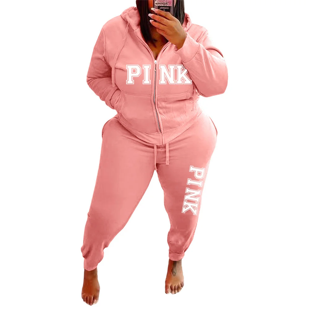 Plus Size Letter Pattern Tracksuit Clothing Women's Two Piece Sets Long Sleeved Hoodies Fashion Winter Sportswear Wholesale
Plus Size Letter Pattern Tracksuit Clothing Women's Two Piece Sets Long Sleeved Hoodies Fashion Winter Sportswear Wholesale
