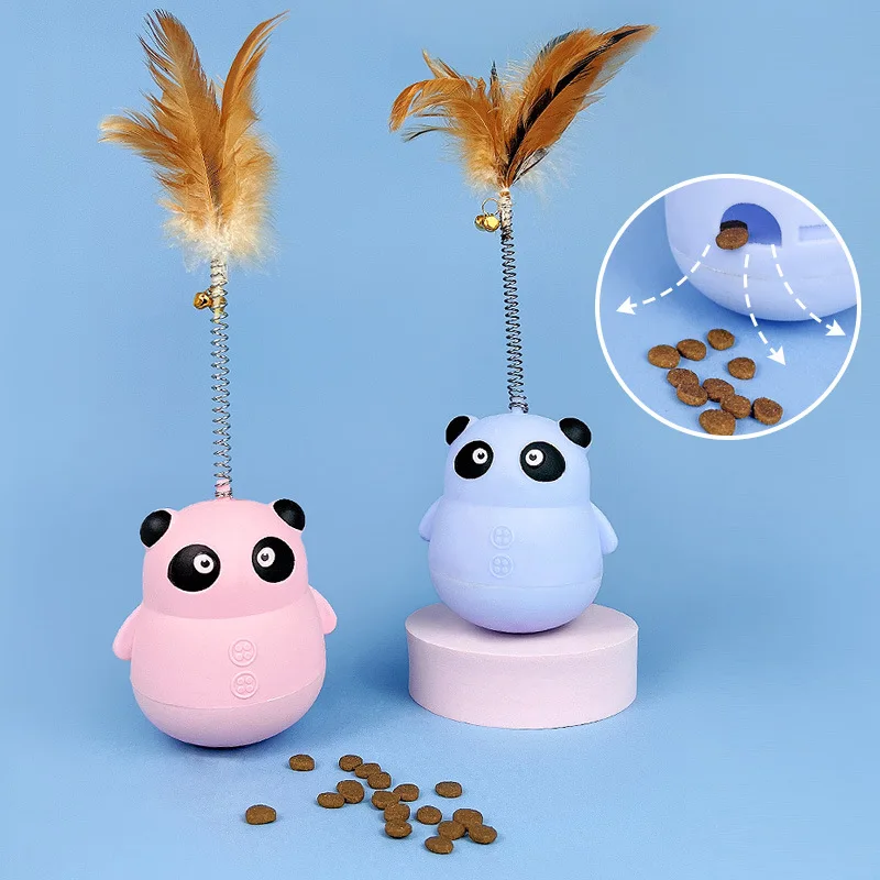 Cat Leaking Food Ball Tumbler Swing Toys Toys for Cats Funny Interactive Food Dispenser Dog Toy Kitten Chasing Toy Cat Produts
Cat Leaking Food Ball Tumbler Swing Toys Toys for Cats Funny Interactive Food Dispenser Dog Toy Kitten Chasing Toy Cat Produts