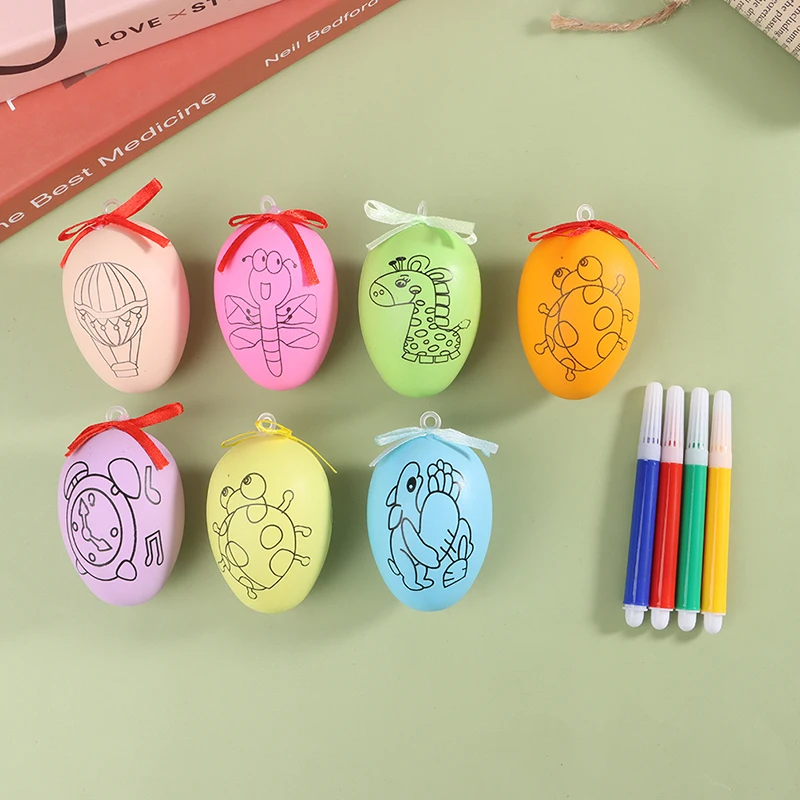 1/6pcs DIY Painting Foam Egg Easter Gift Party Decoration Foam Egg for Kids Home Festival Craft Supplies 
1/6pcs DIY Painting Foam Egg Easter Gift Party Decoration Foam Egg for Kids Home Festival Craft Supplies