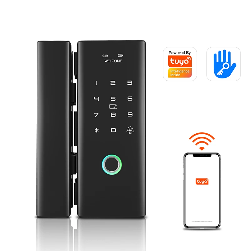 

Умный дверной смарт-замок Tuya Ttlock, управление через Wi-Fi, биометрическое управление через приложение, сканер отпечатков пальцев, для офиса