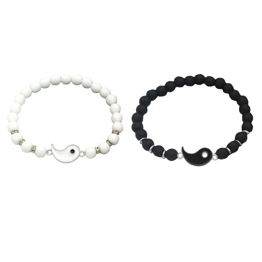 Bracelet Yin Yang Bracelets Couple Adjustable Tai Matching Wrist Bff Friend Best Chain Braided Magnetic Bangle Beads Beaded Bead
Bracelet Yin Yang Bracelets Couple Adjustable Tai Matching Wrist Bff Friend Best Chain Braided Magnetic Bangle Beads Beaded Bead