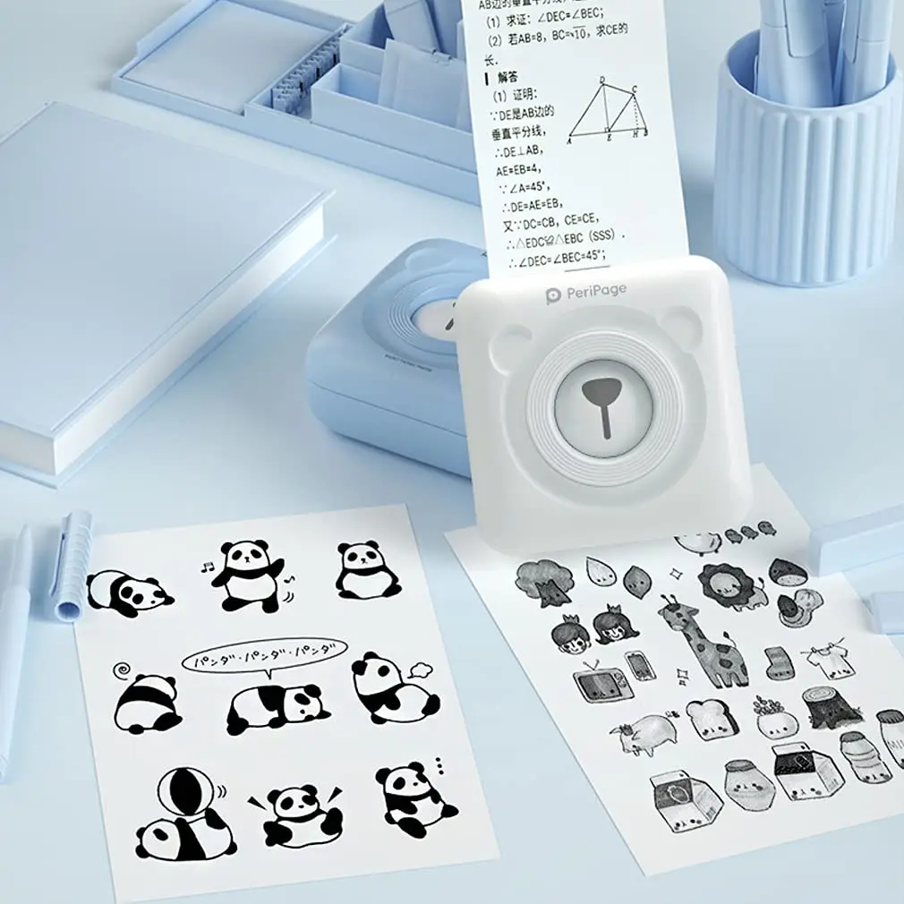 PeriPage 203DPI Mini Pocket Printer HD Wireless BT Photo Thermal Printer Compatible with Android iOS Smartphone Windows
PeriPage 203DPI Mini Pocket Printer HD Wireless BT Photo Thermal Printer Compatible with Android iOS Smartphone Windows