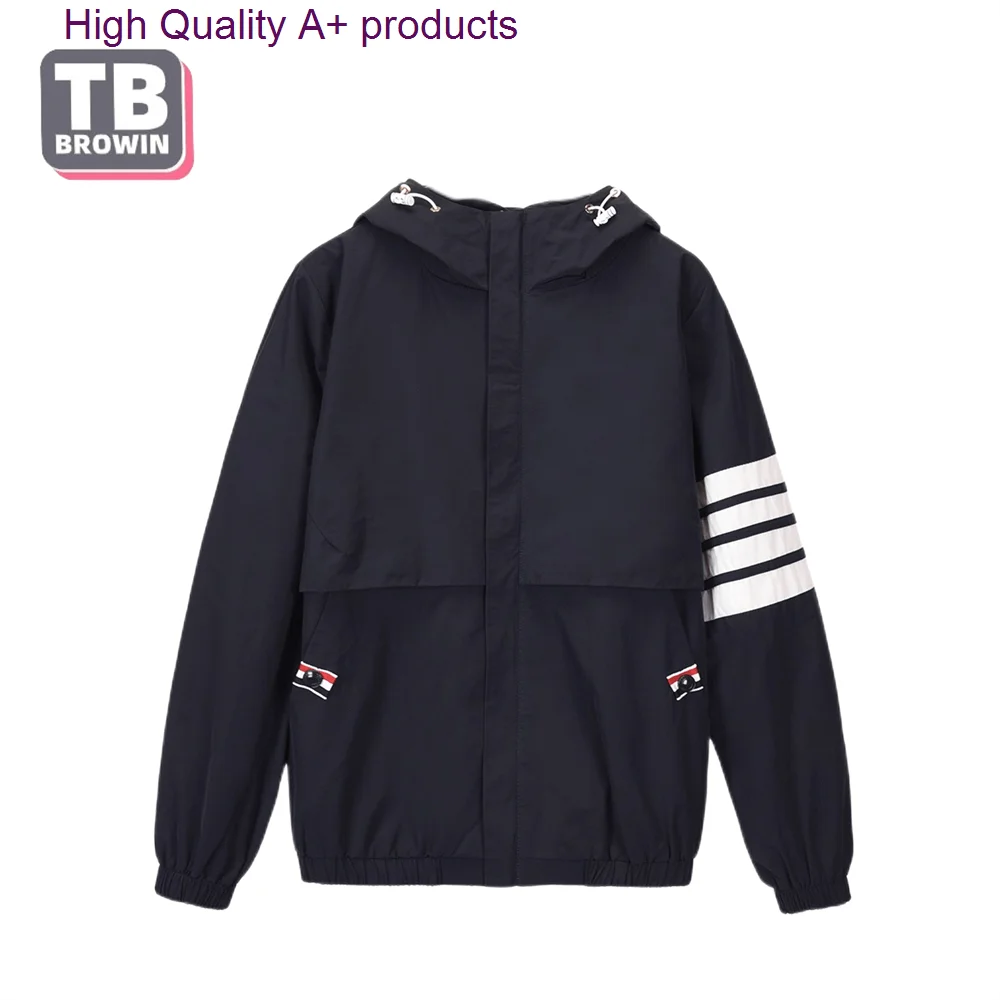TB BROWIN Thom Men's Jacket Winter Clothing Classic Brand Zipper style Coat Hoodie Windbreaker striped outdoor Leisure party
TB BROWIN Thom Men's Jacket Winter Clothing Classic Brand Zipper style Coat Hoodie Windbreaker striped outdoor Leisure party
