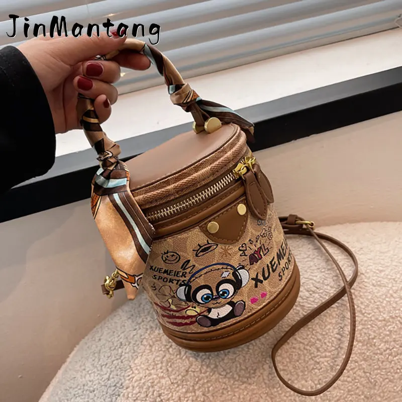 Graffiti Cylindrical Bag Luxury Brand Designer Bags for Women PU Leather High Quality Shoulder Purses and Handbags Crossbody Bag
Graffiti Cylindrical Bag Luxury Brand Designer Bags for Women PU Leather High Quality Shoulder Purses and Handbags Crossbody Bag
