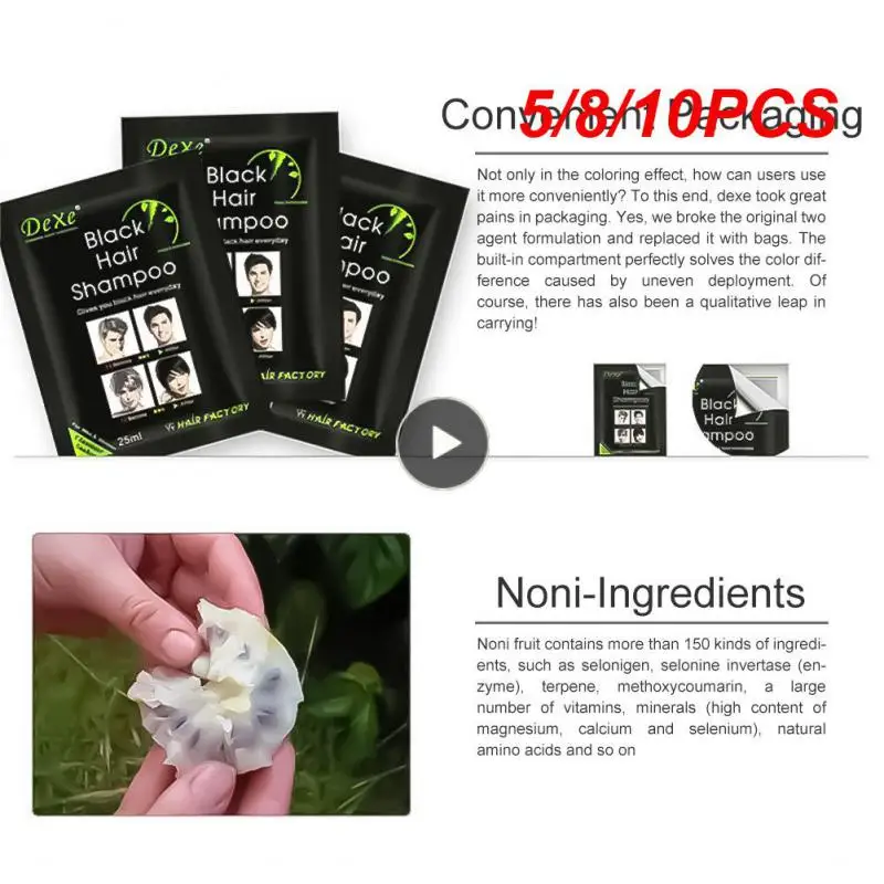 10PCS SevichInstant Black Hair Shampoo Grey White Hair Darkening Shinny in 5 Minutes Activated Carbon Make Up Hair Color Shampoo
10PCS SevichInstant Black Hair Shampoo Grey White Hair Darkening Shinny in 5 Minutes Activated Carbon Make Up Hair Color Shampoo