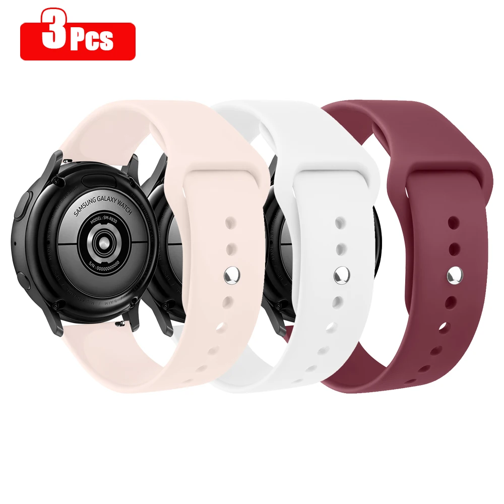 3pcs 22mm Strap For Samsung Galaxy Watch 3 45mm Soft Silicone Watch Band For Samsung Galaxy Watch 46mm Gear S3 Classic Frontier
3pcs 22mm Strap For Samsung Galaxy Watch 3 45mm Soft Silicone Watch Band For Samsung Galaxy Watch 46mm Gear S3 Classic Frontier