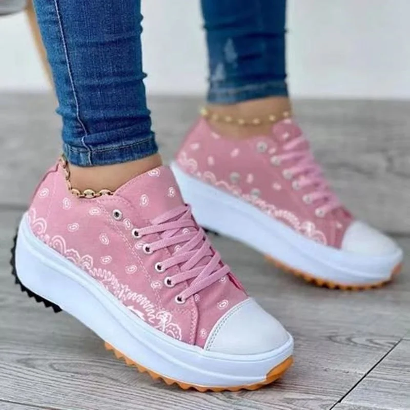 2022 Spring New Women's Sneakers Low-top Thick Bottom Printed Canvas Large Size 43 Casual Platform Women Sports Vulcanize Shoes
2022 Spring New Women's Sneakers Low-top Thick Bottom Printed Canvas Large Size 43 Casual Platform Women Sports Vulcanize Shoes