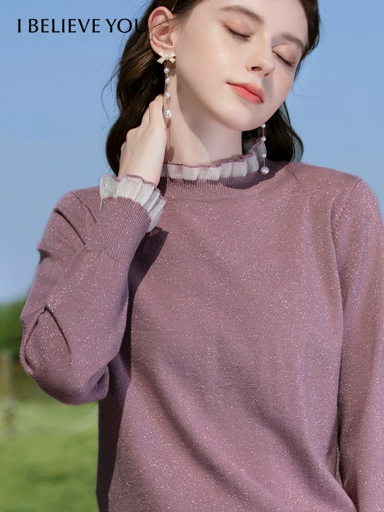 I BELIEVE YOU Spring New Fahion Sweater For Women Knitted Half Turtleneck Printed Long Sleeves Sweater Women's Tops CMZ213863A
I BELIEVE YOU Spring New Fahion Sweater For Women Knitted Half Turtleneck Printed Long Sleeves Sweater Women's Tops CMZ213863A