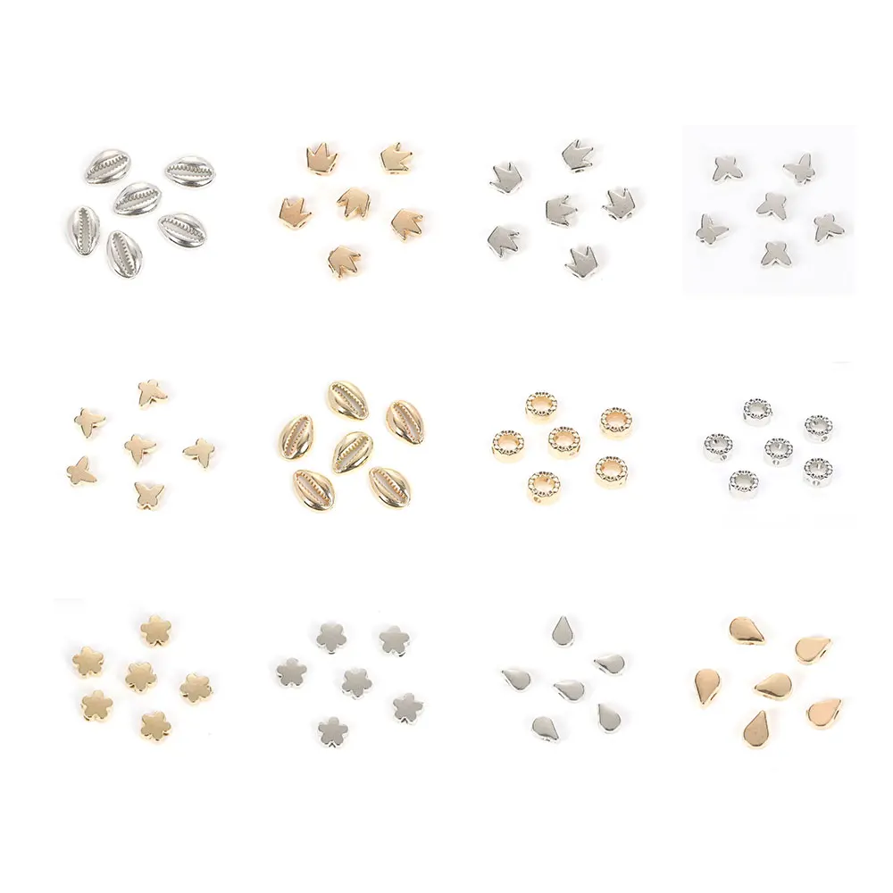 50pcs 6x3mm Metal Gold Flower Butterfly Loose Spacer Beads Ccb Connector Double Hole For Necklace Handmade Bracelet Accessory
50pcs 6x3mm Metal Gold Flower Butterfly Loose Spacer Beads Ccb Connector Double Hole For Necklace Handmade Bracelet Accessory