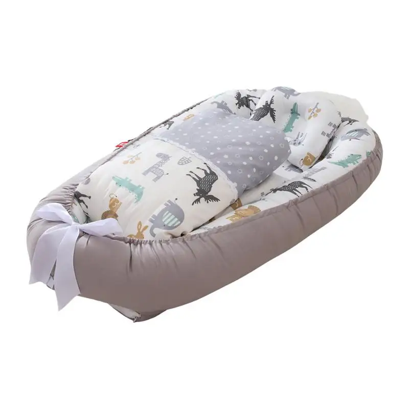 Baby Nest Bed With Pillow And Quilt Portable Baby Snuggle Lounger Travel Bed Infant Toddler Cotton Cradle Suitable For Newborn
Baby Nest Bed With Pillow And Quilt Portable Baby Snuggle Lounger Travel Bed Infant Toddler Cotton Cradle Suitable For Newborn