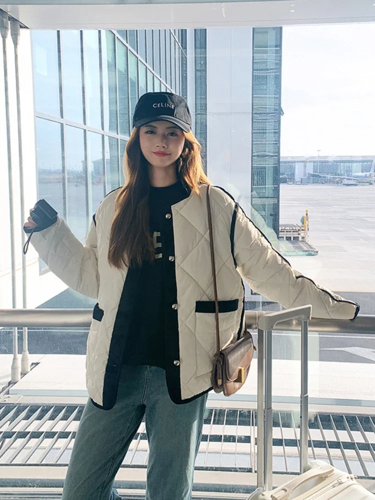 Зимняя новая одежда, женское бархатное зимнее пальто с круглым вырезом, женское свободное удобное тонкое зимнее пальто, домашняя комфортная куртка
Зимняя новая одежда, женское бархатное зимнее пальто с круглым вырезом, женское свободное удобное тонкое зимнее пальто, домашняя комфортная куртка