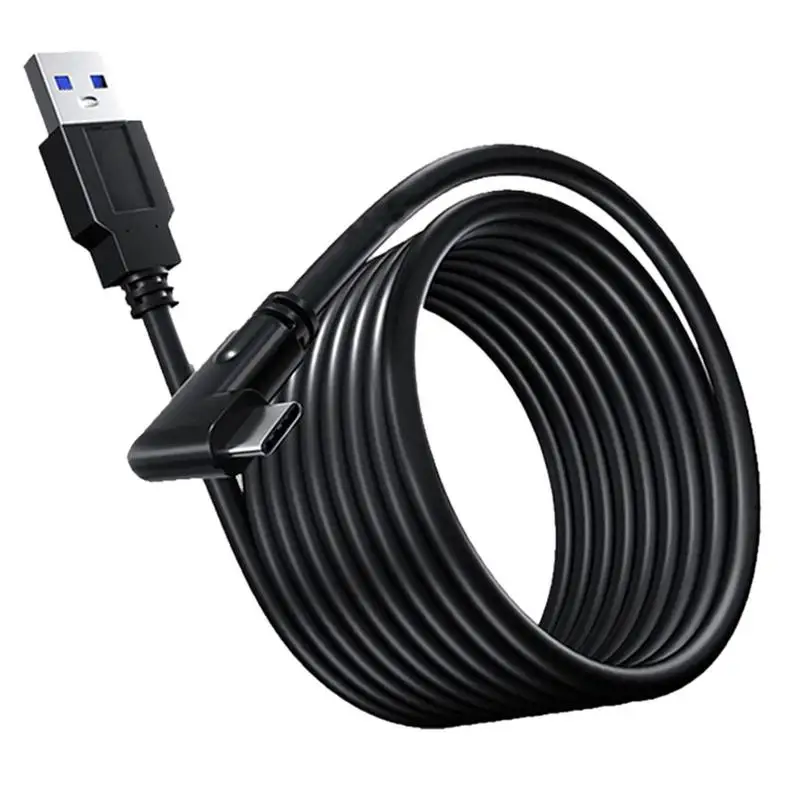 High Speed Charging And 5Gbps Data Transfer 5m USB3.0 Cable ForQuest2PICO4/Neo3/MetaQuest Pro|VR Cable Link |Durable 90 Degrees
High Speed Charging And 5Gbps Data Transfer 5m USB3.0 Cable ForQuest2PICO4/Neo3/MetaQuest Pro|VR Cable Link |Durable 90 Degrees