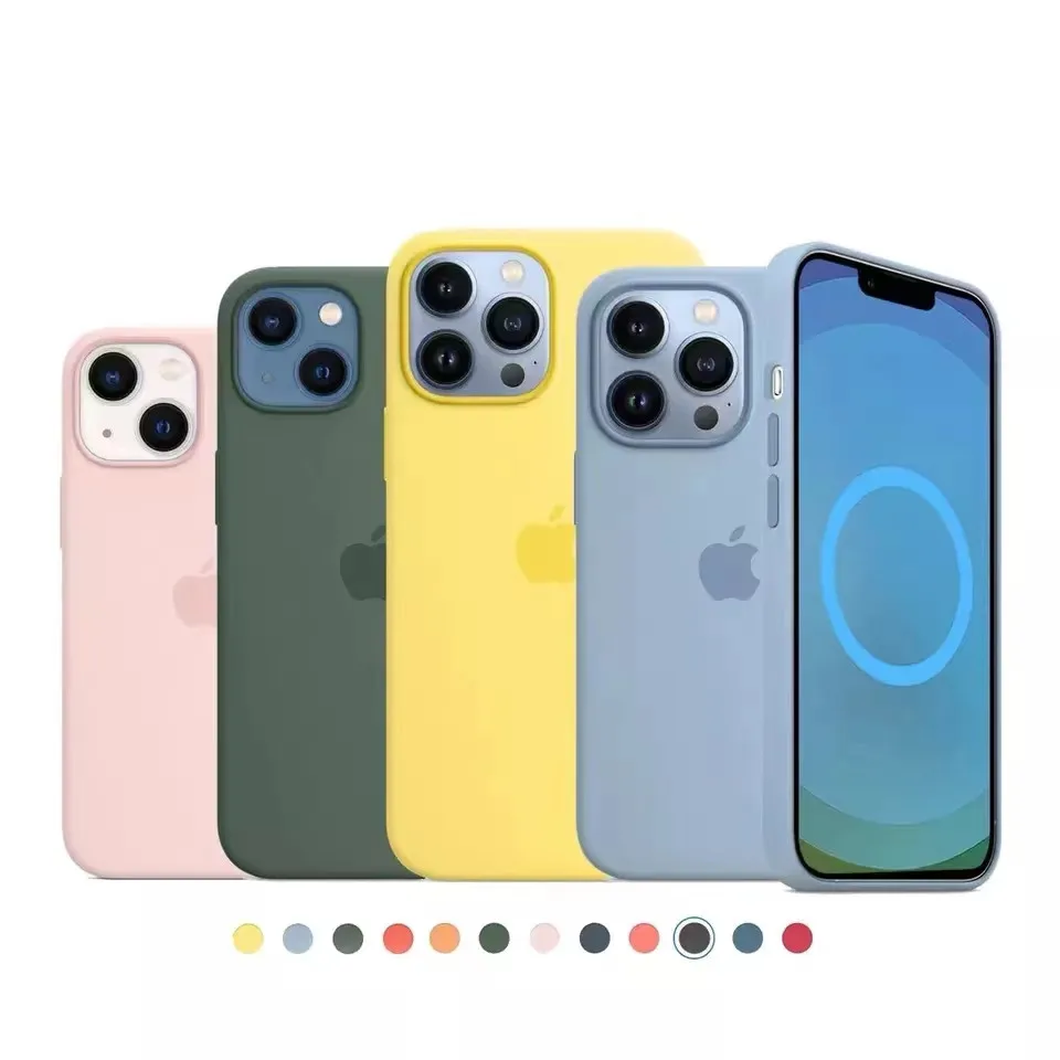 Luxury Original Silicone Case For Apple iPhone 13 Pro Max Official Case Liquid silicone protector For iPhone 13 Pro Mini Cover
Luxury Original Silicone Case For Apple iPhone 13 Pro Max Official Case Liquid silicone protector For iPhone 13 Pro Mini Cover