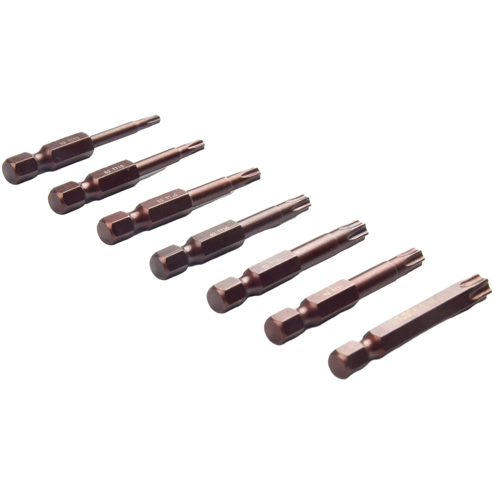 Screw Driver Bits Screwdriver Bits Set 7pcs Alloy Steel For Drill Hex Shank Magnetic T10 T20 T25 T27 T30 T40 Torx
Screw Driver Bits Screwdriver Bits Set 7pcs Alloy Steel For Drill Hex Shank Magnetic T10 T20 T25 T27 T30 T40 Torx