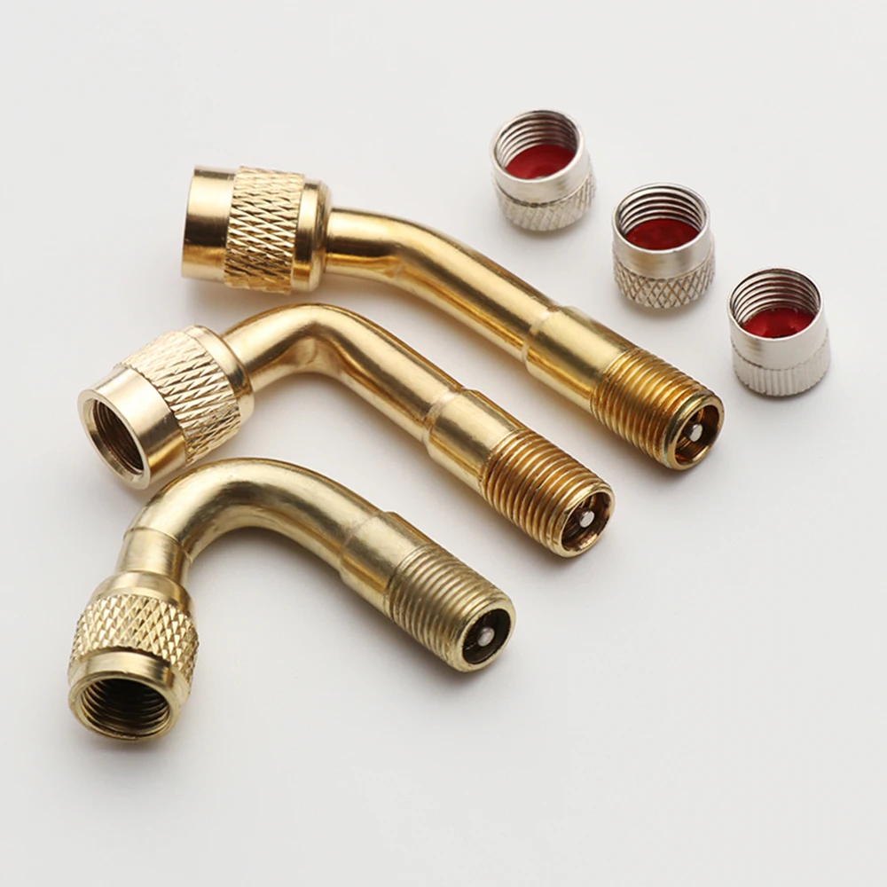 1 PC 45/90/135 Degree Angle Bent Brass Air Tyre Valve Stem with Extension Adapter for Car Truck Motorcycle Cycling Accessories
1 PC 45/90/135 Degree Angle Bent Brass Air Tyre Valve Stem with Extension Adapter for Car Truck Motorcycle Cycling Accessories