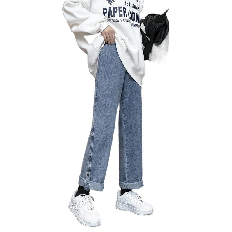 Xfhh Streetwear Korean Style Jeans Women High Waist Loose Wide Leg Elegant Female Denim Trousers Harajuku Y2k Vintage Pants
Xfhh Streetwear Korean Style Jeans Women High Waist Loose Wide Leg Elegant Female Denim Trousers Harajuku Y2k Vintage Pants