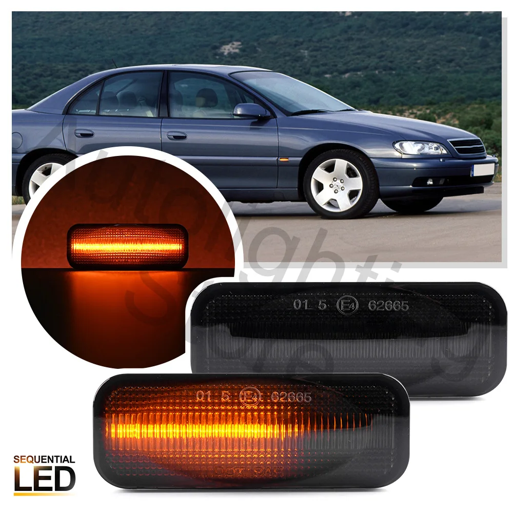 2 шт., динамические боковые светодиодные фонари для Opel 1994-2003/Vauxhall Omega B
2 шт., динамические боковые светодиодные фонари для Opel 1994-2003/Vauxhall Omega B