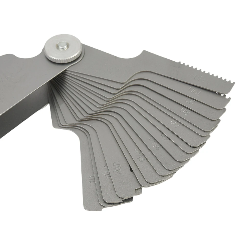 Durable High Quality High Quality Material New Convenient Pitch Gauge ACME Pitch Gauge 1 Set 16 Blade Pitch Gauge
Durable High Quality High Quality Material New Convenient Pitch Gauge ACME Pitch Gauge 1 Set 16 Blade Pitch Gauge