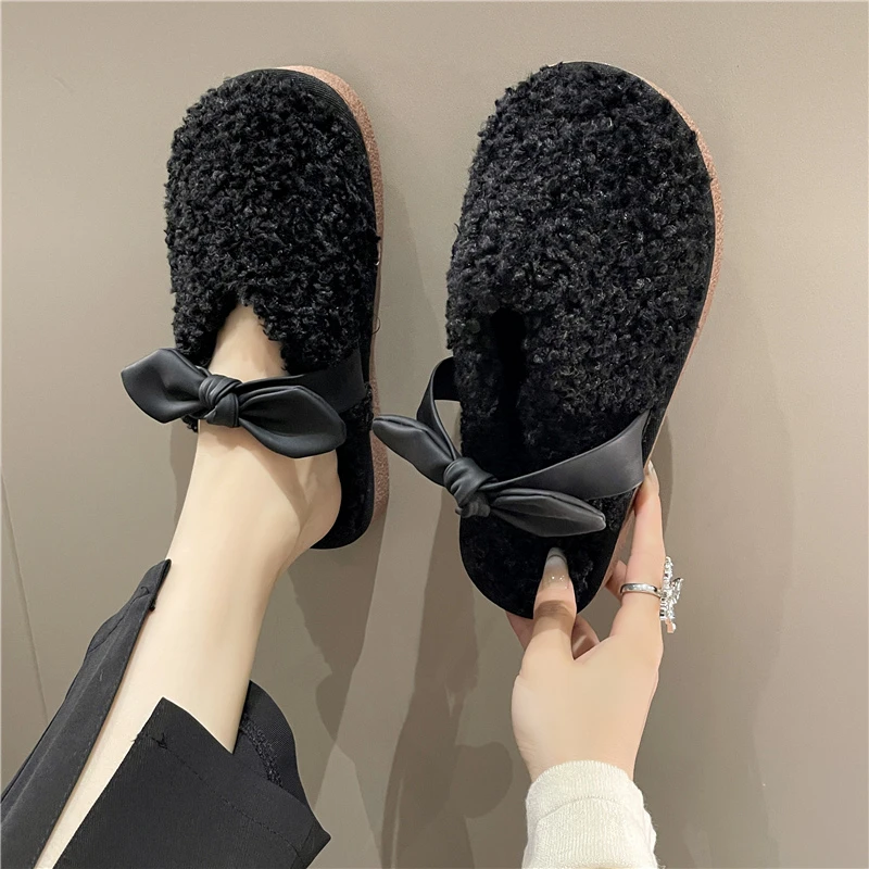 Butterfly-Knot Slippers Casual Female Shoes Flock Loafers Cover Toe Slides Luxury 2022 Flat Short Plush Butterfly-knot Basic
Butterfly-Knot Slippers Casual Female Shoes Flock Loafers Cover Toe Slides Luxury 2022 Flat Short Plush Butterfly-knot Basic