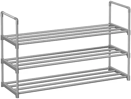 Zapatero de 3 Niveles, Estantería de Zapatos, Estantería de Metal, para 12 a 15 Pares de Zapatos, Estante Apilable, para Pasil
Zapatero de 3 Niveles, Estantería de Zapatos, Estantería de Metal, para 12 a 15 Pares de Zapatos, Estante Apilable, para Pasil