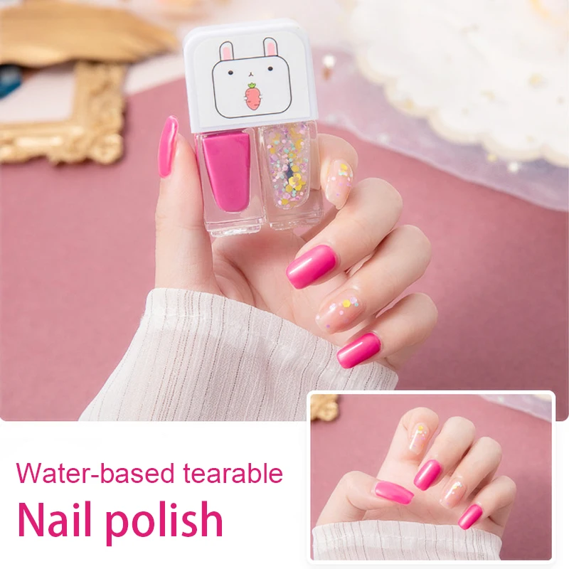 Water-base Nail Polish 2 in 1 Bright Color Free Baking Long Lasting & Fast Drying Nail Art Starter DIY Manicure Salon SANA889
Water-base Nail Polish 2 in 1 Bright Color Free Baking Long Lasting & Fast Drying Nail Art Starter DIY Manicure Salon SANA889
