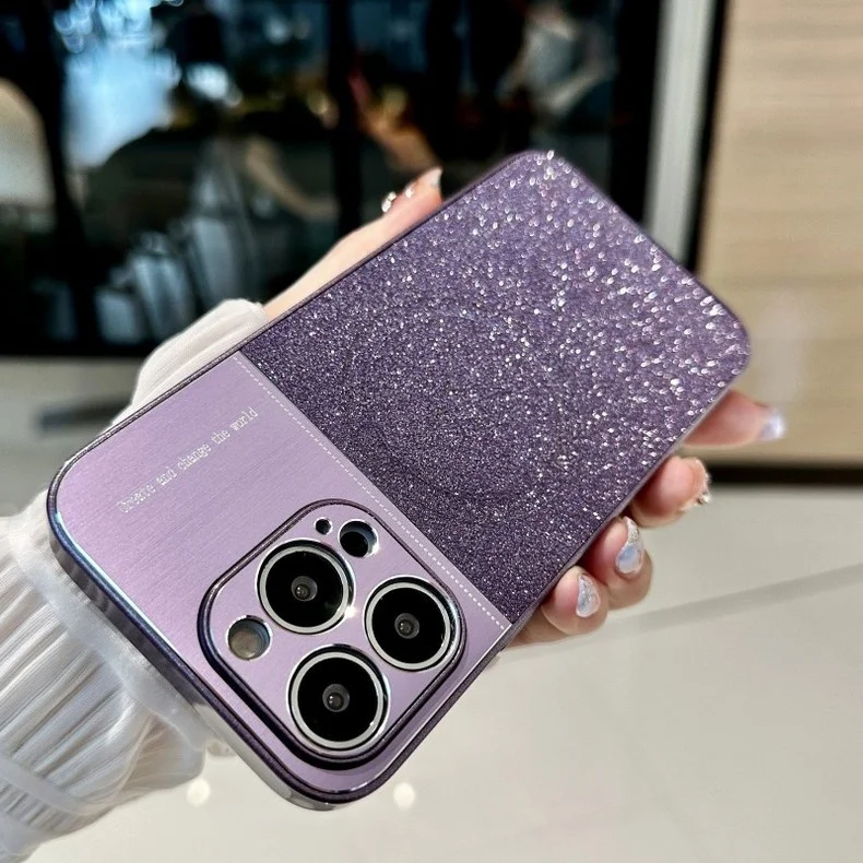 

Magnetic Wireless Charger Glitter case for iPhone 11 12 13 14 Pro Max Case iPhone12 iPhone14 iPhone13promax Phone Cover