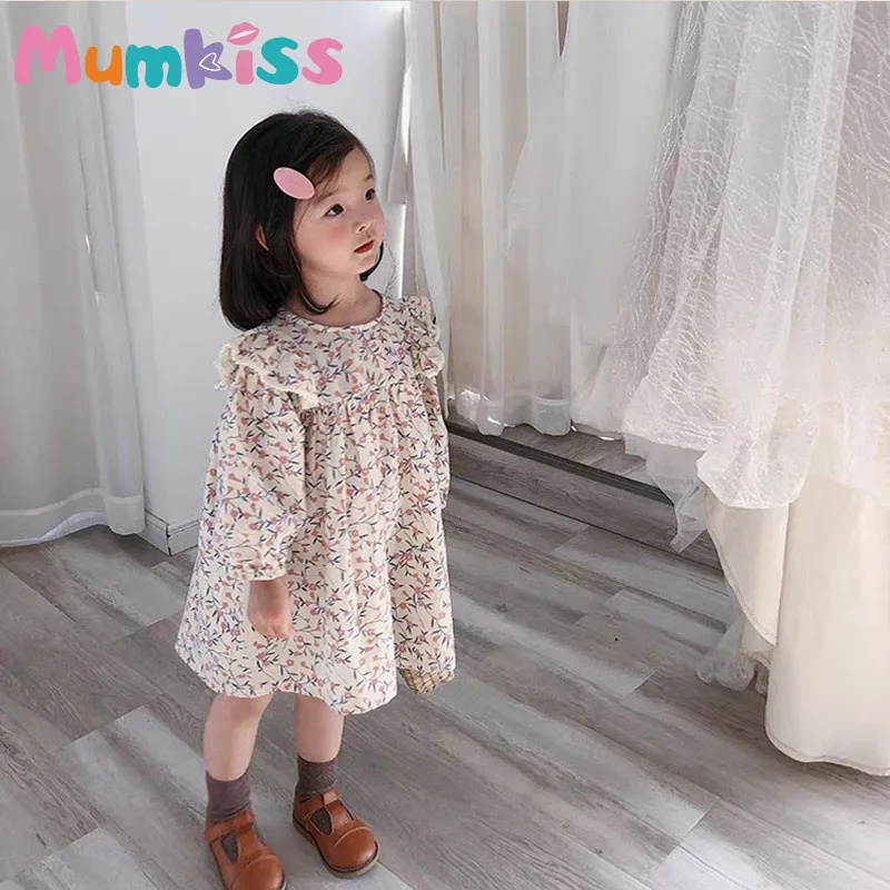 MUMKISS Girls Dress Summer Ruffle Cotton Round Neck Flower Print Retro Dress Lantern Sleeve Loose 3-8 Y Children clothes
MUMKISS Girls Dress Summer Ruffle Cotton Round Neck Flower Print Retro Dress Lantern Sleeve Loose 3-8 Y Children clothes