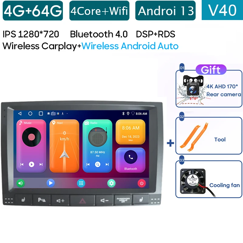 Android для Volkswagen VW Touareg 1 7L 2002-2010 Автомобильный радиоприемник Мультимедийный плеер GPS-навигация Carplay Головное устройство без 2din DVD
Android для Volkswagen VW Touareg 1 7L 2002-2010 Автомобильный радиоприемник Мультимедийный плеер GPS-навигация Carplay Головное устройство без 2din DVD