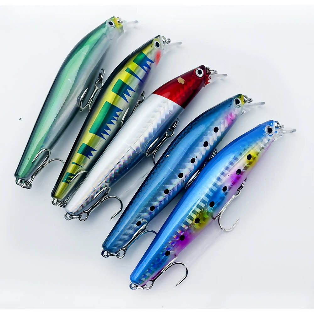 5PCS Crankbait Minnow Fishing Lure Sinking Hard Bait 10.5cm 19g Artificial Bait Fishing Wobblers Swimming Carp Fishing Tackle
5PCS Crankbait Minnow Fishing Lure Sinking Hard Bait 10.5cm 19g Artificial Bait Fishing Wobblers Swimming Carp Fishing Tackle