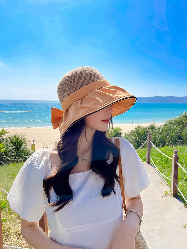 Bow Bucket hat women's hats cap sun hats beach hat luxury woman hat Beach outing beach accessories Fisherman hat hats for women
Bow Bucket hat women's hats cap sun hats beach hat luxury woman hat Beach outing beach accessories Fisherman hat hats for women