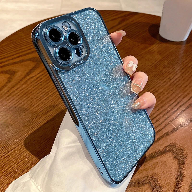 Luxury Plating Glitter Silicone Phone Case For iPhone 14 13 12 11 Pro XS Max XR SE 8 7 Plus Ultra-thin Electroplated Soft Cover
Luxury Plating Glitter Silicone Phone Case For iPhone 14 13 12 11 Pro XS Max XR SE 8 7 Plus Ultra-thin Electroplated Soft Cover