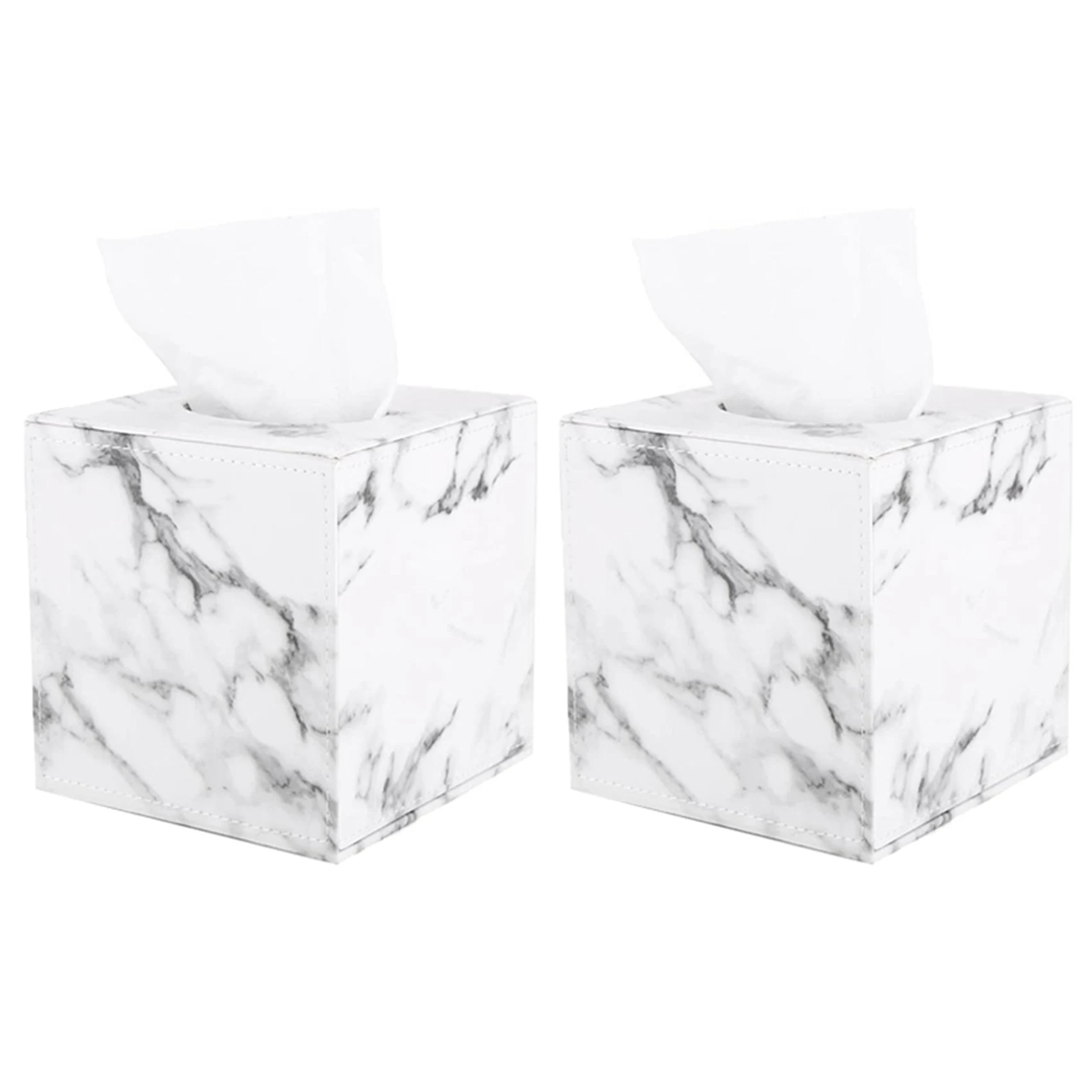 2X Marble Square Square Tissue Box PU Leather Roll Paper Holder Toilet Paper Box Napkin Paper Box Cover Locker Towel Box
2X Marble Square Square Tissue Box PU Leather Roll Paper Holder Toilet Paper Box Napkin Paper Box Cover Locker Towel Box