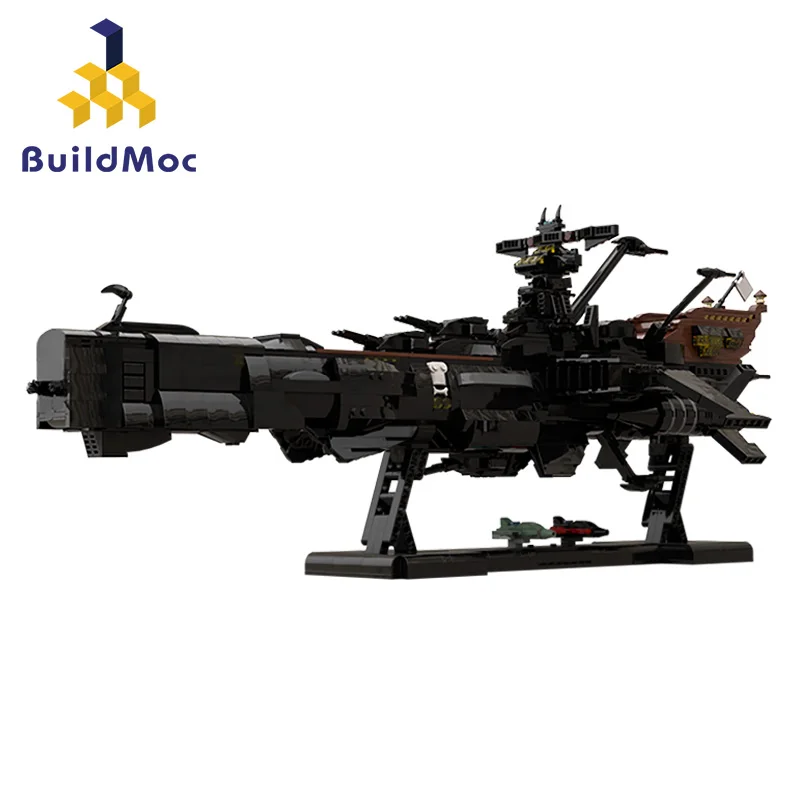 Buildmoc, строительный блок, игрушка космического боевого корабля Arcadia в комиксе «космический пиратский капитан халлок», подходит для детей
Buildmoc, строительный блок, игрушка космического боевого корабля Arcadia в комиксе «космический пиратский капитан халлок», подходит для детей