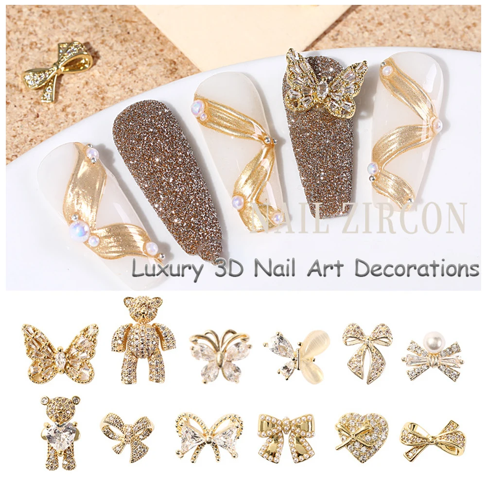 New 1Pcs Luxury 3D Nail Art Decorations Shiny Full Zircon Pearl Crystal Alloy Nails Jewelry DIY Manicure Design Accessories Tool
New 1Pcs Luxury 3D Nail Art Decorations Shiny Full Zircon Pearl Crystal Alloy Nails Jewelry DIY Manicure Design Accessories Tool