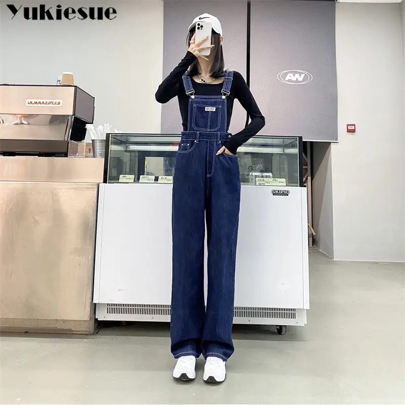 Джинсовый комбинезон женский свободного покроя, Модные Винтажные брюки-багги из денима с широкими штанинами, в Корейском стиле, Y2K, на осень
Джинсовый комбинезон женский свободного покроя, Модные Винтажные брюки-багги из денима с широкими штанинами, в Корейском стиле, Y2K, на осень