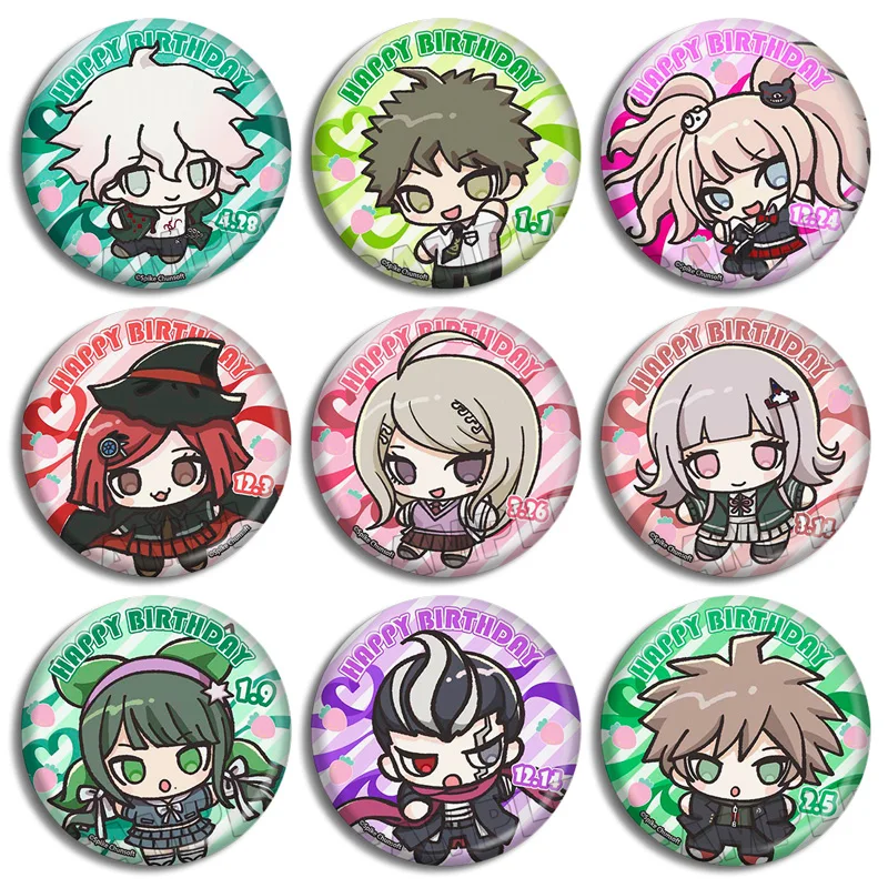 Аниме данганронпа 2: Попрощайтесь с отчаянием Nagito Komaeda Hinata Hajime Saionji Hiyoko металлический значок украшения персонаж периферийный подарок
Аниме данганронпа 2: Попрощайтесь с отчаянием Nagito Komaeda Hinata Hajime Saionji Hiyoko металлический значок украшения персонаж периферийный подарок