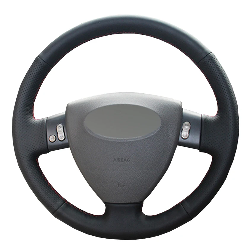 Black PU Faux Leather Hand sewing Car Steering Wheel Cover for Chery A3 2008 2009 2010 Old A3
Black PU Faux Leather Hand sewing Car Steering Wheel Cover for Chery A3 2008 2009 2010 Old A3