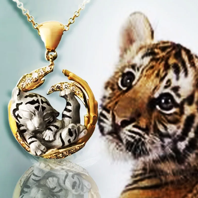 Classic Fashion New Ring Cute Tiger Lady Pendant, Birthday Gifts, Anniversary Gifts, Remembrance Day Gifts, Everyday Accessories
Classic Fashion New Ring Cute Tiger Lady Pendant, Birthday Gifts, Anniversary Gifts, Remembrance Day Gifts, Everyday Accessories