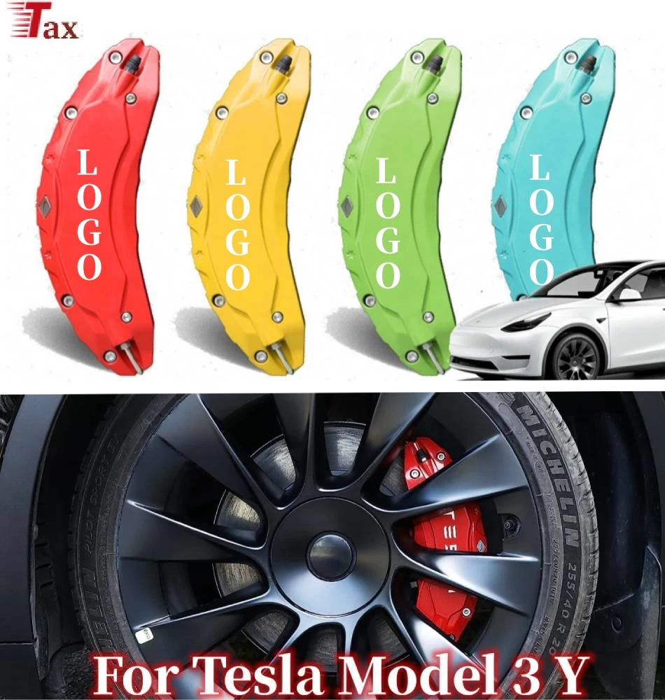 Caliper Covers Set of 4 Compatible with Tesla Model Y Model 3, 2017-2022 18 19 20 Inch Wheel Hub Front and Rear Brake Caliper
Caliper Covers Set of 4 Compatible with Tesla Model Y Model 3, 2017-2022 18 19 20 Inch Wheel Hub Front and Rear Brake Caliper
