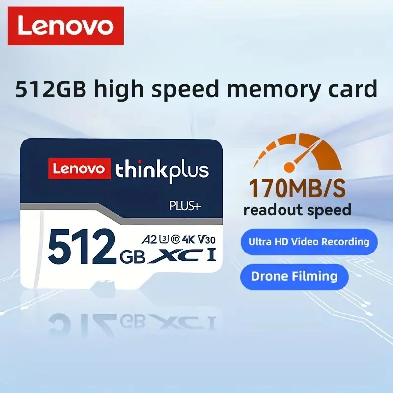 Оригинальная Micro TF/SD карта памяти Lenovo, 128 ГБ, 32 ГБ, 64 ГБ, 256 ГБ, 512 ГБ, карта памяти A1, A2, класс 10, TF флеш-карта для дрона, спортивной видеокамеры
Оригинальная Micro TF/SD карта памяти Lenovo, 128 ГБ, 32 ГБ, 64 ГБ, 256 ГБ, 512 ГБ, карта памяти A1, A2, класс 10, TF флеш-карта для дрона, спортивной видеокамеры