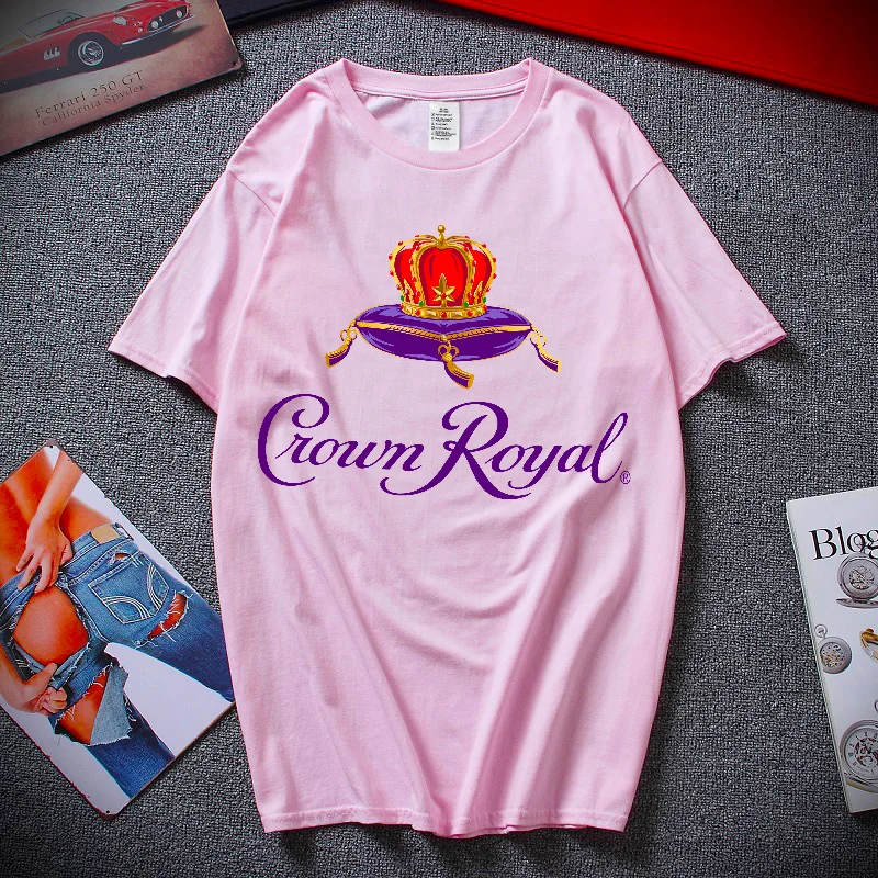 Summer Cotton Short Sleeve O Neck King Crown Pattern T-Shirt New Men's Street Wear Loose Sports Breathable Fashion Top
Summer Cotton Short Sleeve O Neck King Crown Pattern T-Shirt New Men's Street Wear Loose Sports Breathable Fashion Top