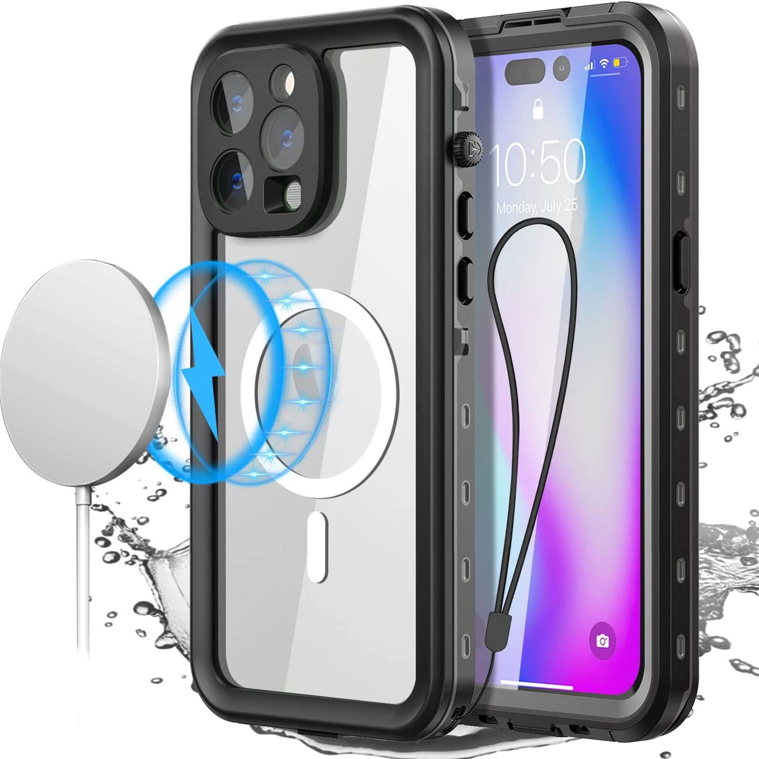 Чехол для iPhone 14 Pro Max, водонепроницаемый, магнитный, прозрачный, полностью герметичный, противоударный, подводный чехол для iPhone 14 Pro Plus, чехол
Чехол для iPhone 14 Pro Max, водонепроницаемый, магнитный, прозрачный, полностью герметичный, противоударный, подводный чехол для iPhone 14 Pro Plus, чехол